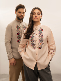 Вышитая рубашка Svarga модель SV-FB00690-1111-10022 Фото