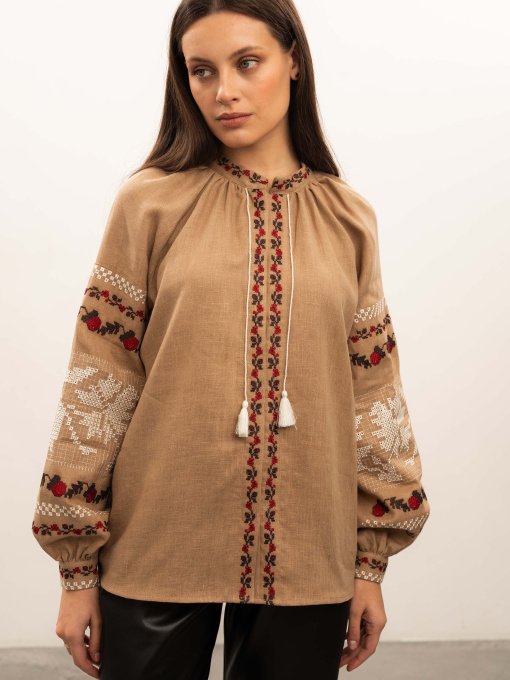 Вышитая рубашка Svarga модель SV-FB00695-1111-10023 Фото