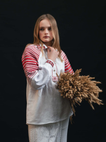 Вышитая рубашка Svarga модель SV-FB00697-1111-10001 Фото