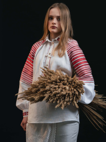 Вышитая рубашка Svarga модель SV-FB00697-1111-10001 Фото