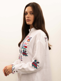 Вышитое платье Svarga модель SV-FB00686-1111- 10001 Вышитое платье Svarga модель SV-FB00686-1111- 10001 Фото