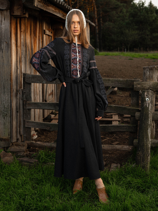 Вышитое платье Svarga модель SV-FD00661-1160-10005 Фото