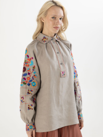 Вышитая рубашка Svarga модель SV-FB00703-1111-10016 Вышитая рубашка Svarga модель SV-FB00703-1111-10016 Фото