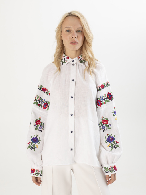 Вышитая рубашка Svarga модель SV-FB00711-1111-10001 Фото