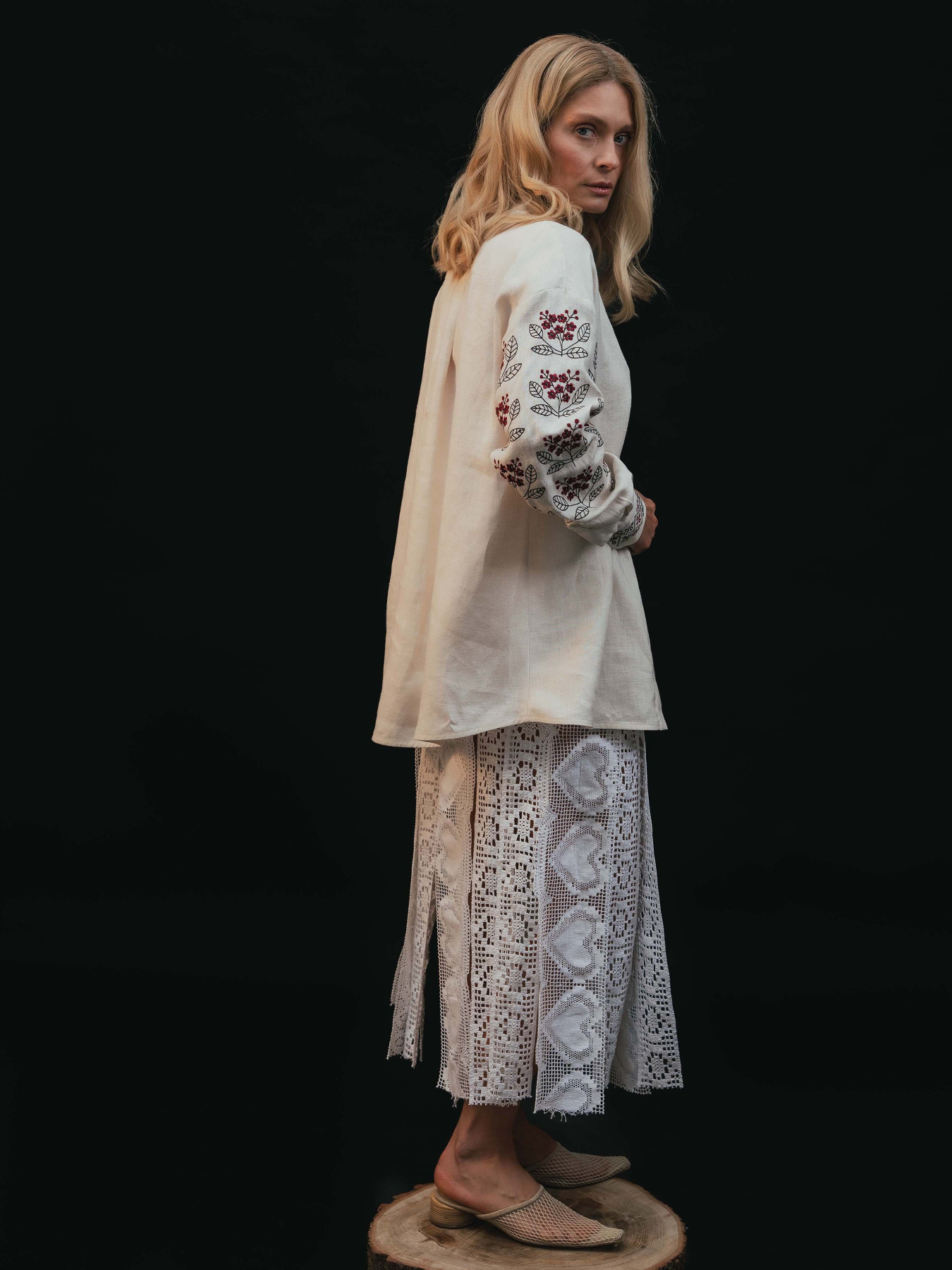 Вышитая рубашка Svarga модель SV-FB00705-1111-10039 Фото