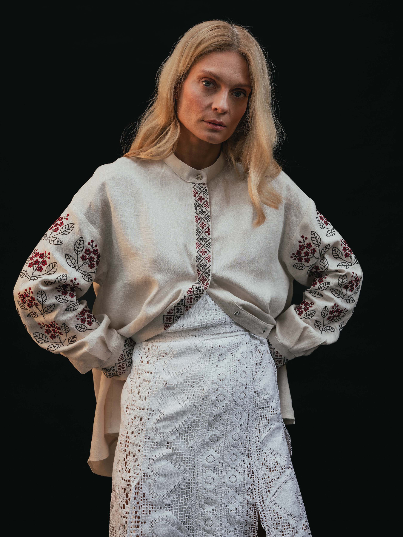 Вишита сорочка Svarga модель SV-FB00705-1111-10039 Фото