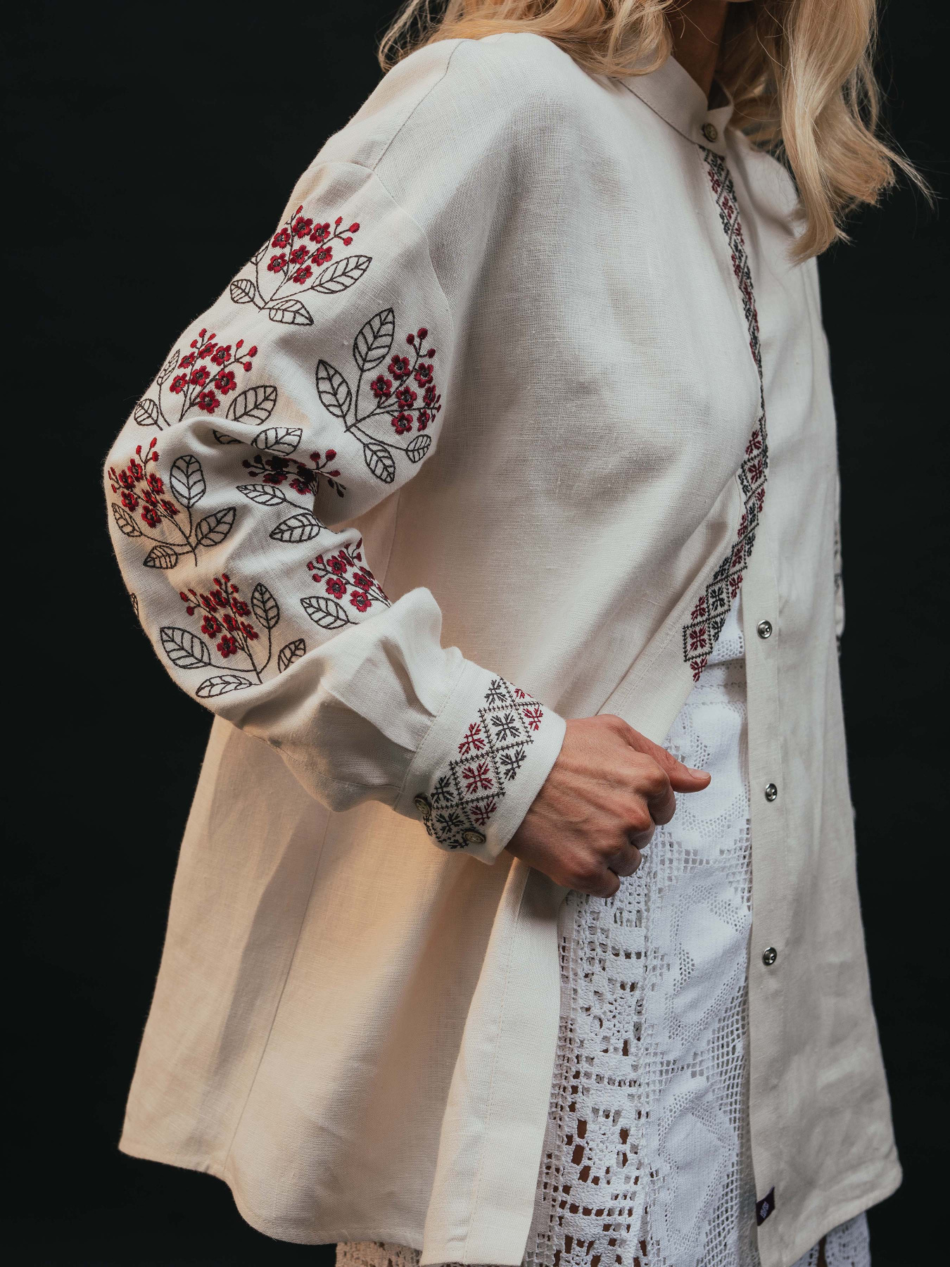 Вишита сорочка Svarga модель SV-FB00705-1111-10039 Фото