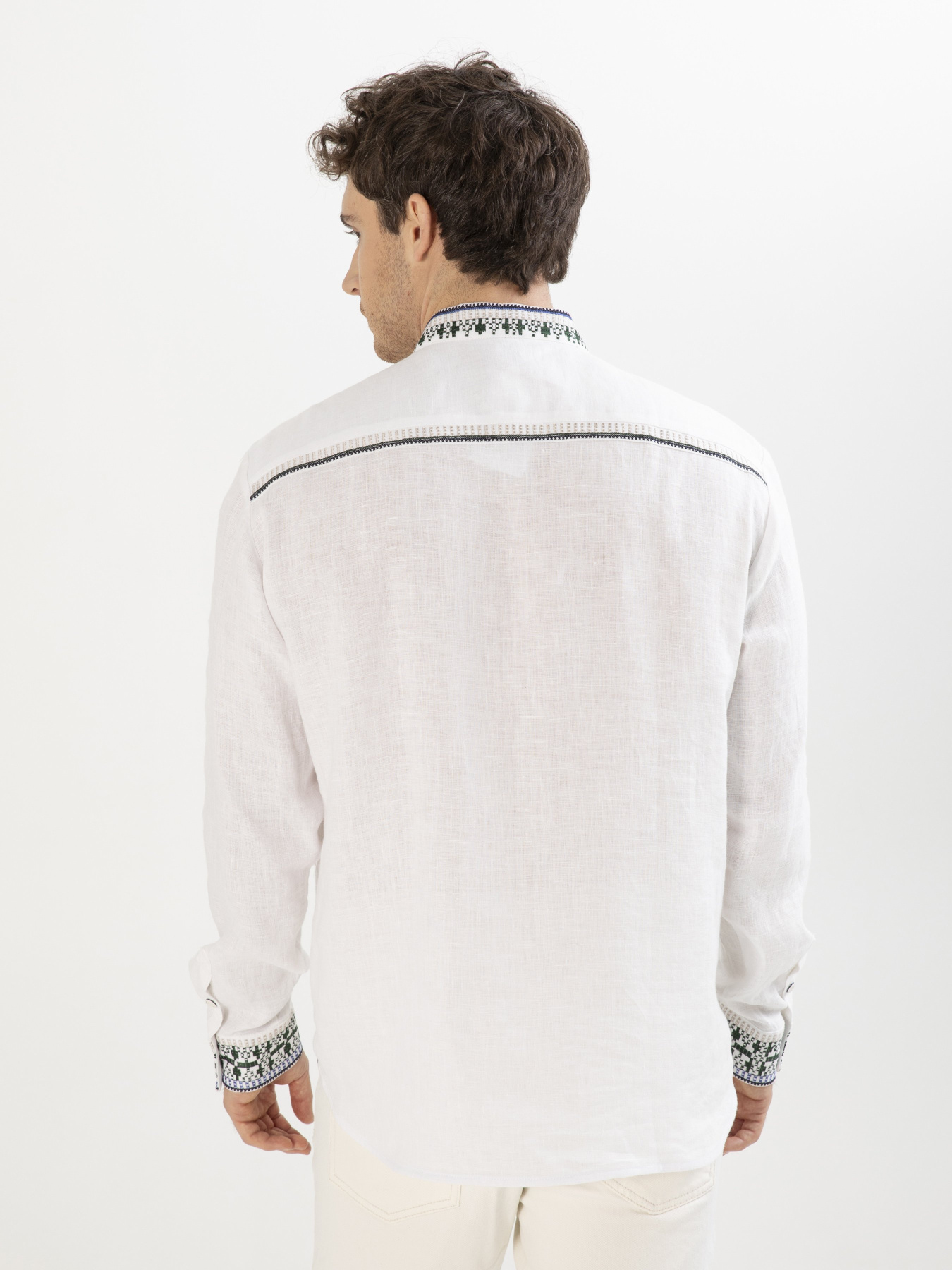 Вышитая рубашка Svarga модель SV-MS00699-1111-10001 Фото