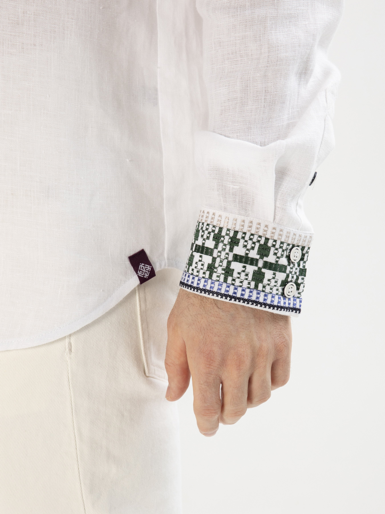 Вышитая рубашка Svarga модель SV-MS00699-1111-10001 Фото