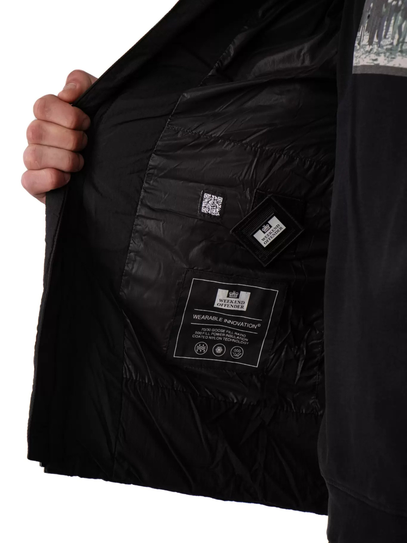 Пуховик Weekend Offender модель JKAW2313-BLACK Фото