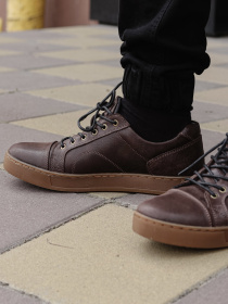 Кеды низкие Legessy модель WILSON_COFFEE Фото