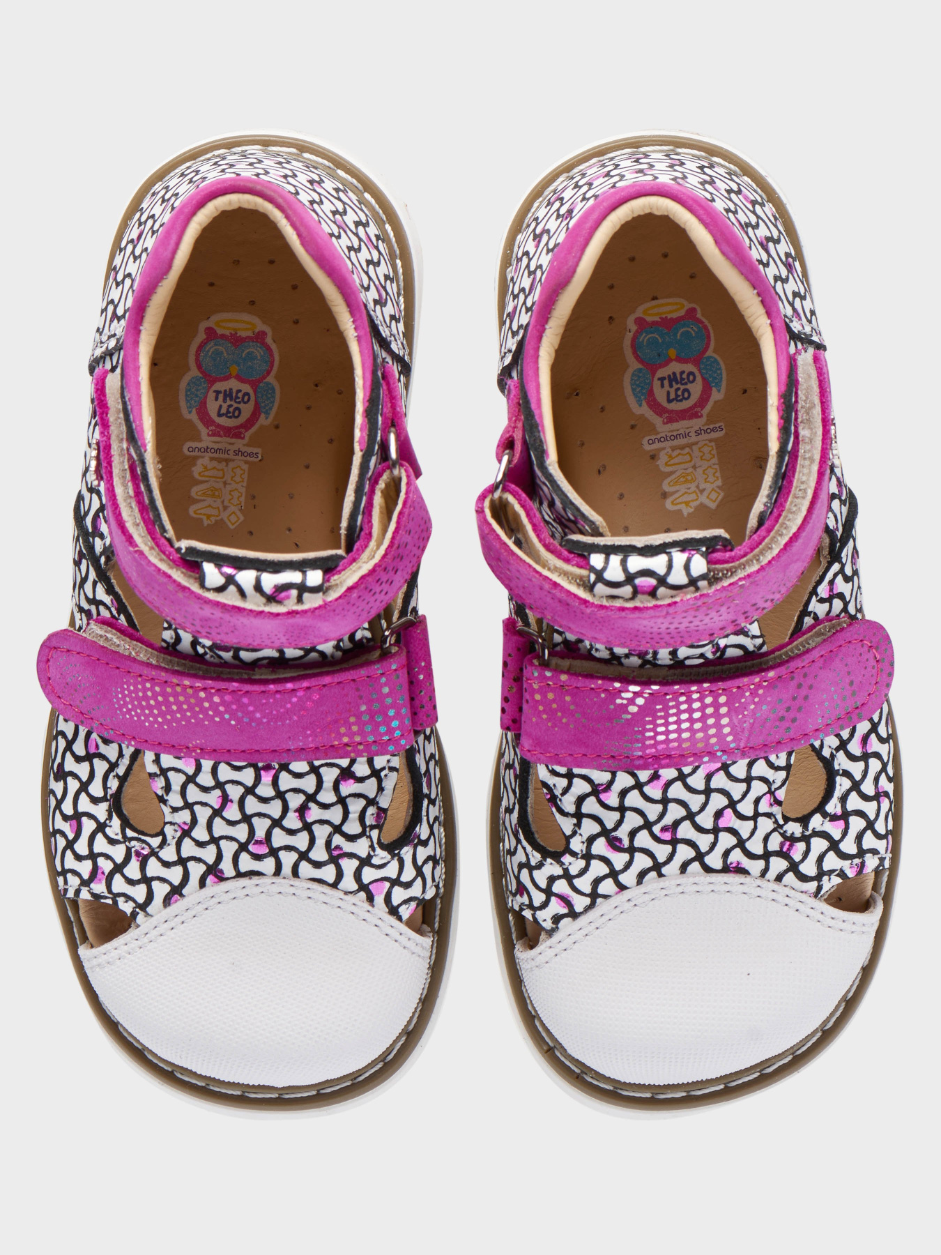 Сандалии Theo Leo модель LEO-1134 WH PT-PUR Фото