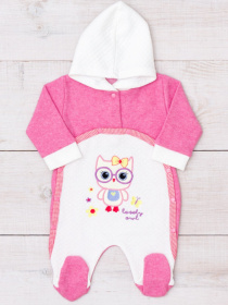 Нательный комбинезон Носи своє модель 9764-053-22-sova-rozhevij Фото