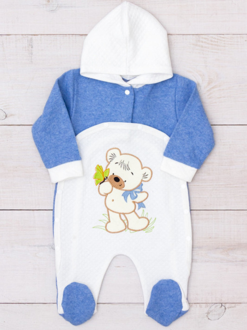 Нательный комбинезон Носи своє модель 9764-053-22-vedmedik-blakitnij Фото