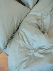 Комплект постільної білизни з тканини Сатин Оливковий колір BedclozZzes модель 4233 Фото