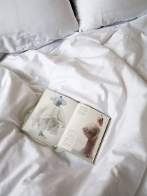 Комплект постельного белья с ткани Сатин Белый цвет BedclozZzes модель 4790 Фото