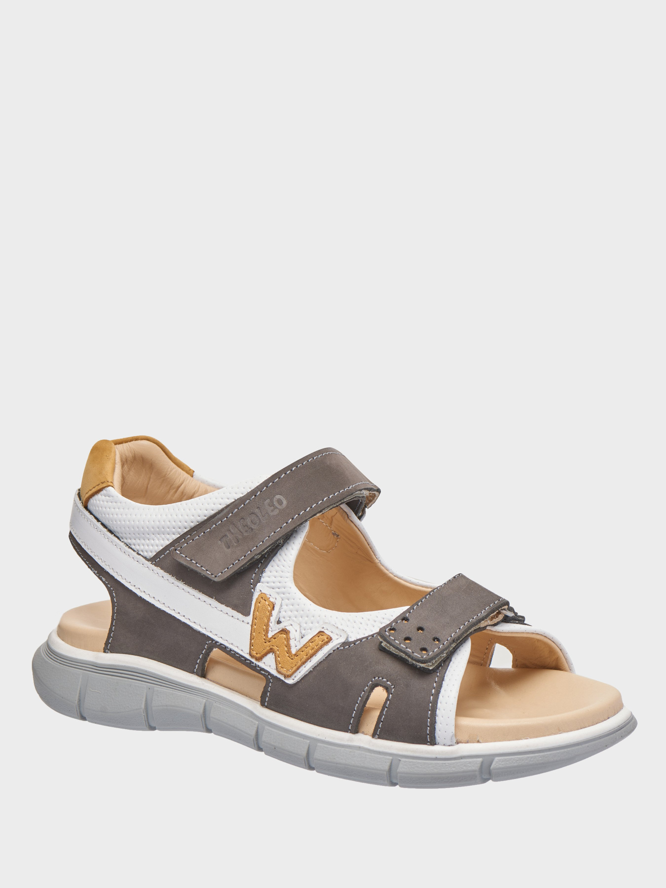 Сандалии Theo Leo модель LEO-2755 GR-WH Фото