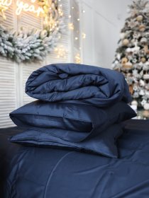 Комплект постельного белья с ткани Сатин Индиго цвет BedclozZzes модель 14569 Фото