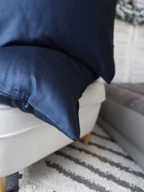 Комплект постельного белья с ткани Сатин Индиго цвет BedclozZzes модель 14569 Фото