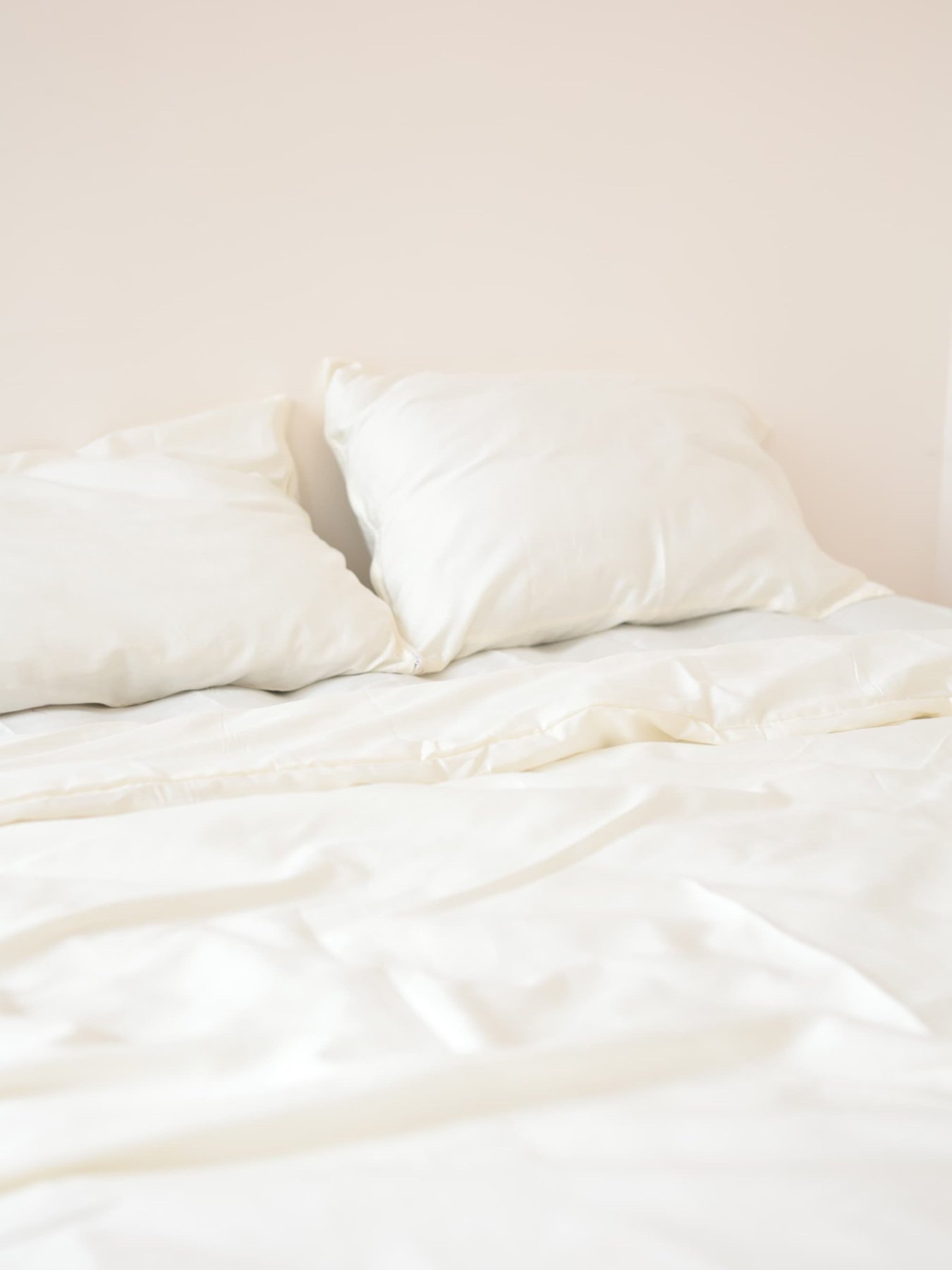 Комплект постільної білизни з тканини Сатин молочний колір BedclozZzes модель 15709 Фото