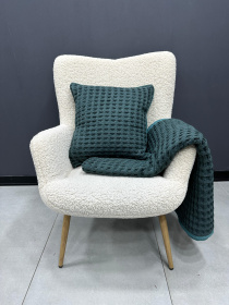 Плед на кровать зеленый МАЕСТРО модель 105428 Фото