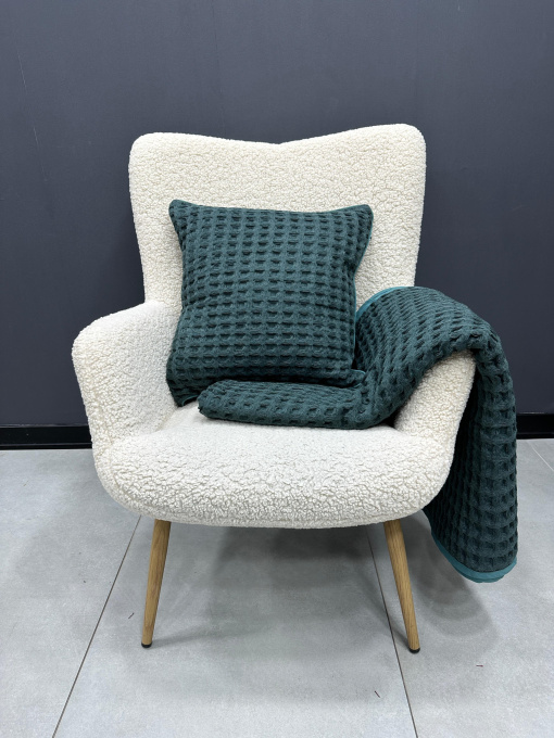 Плед на кровать зеленый МАЕСТРО модель 105428 Фото