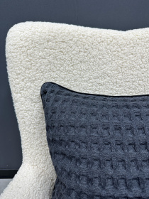 Плед на кровать темно-серый МАЕСТРО модель 105422 Фото