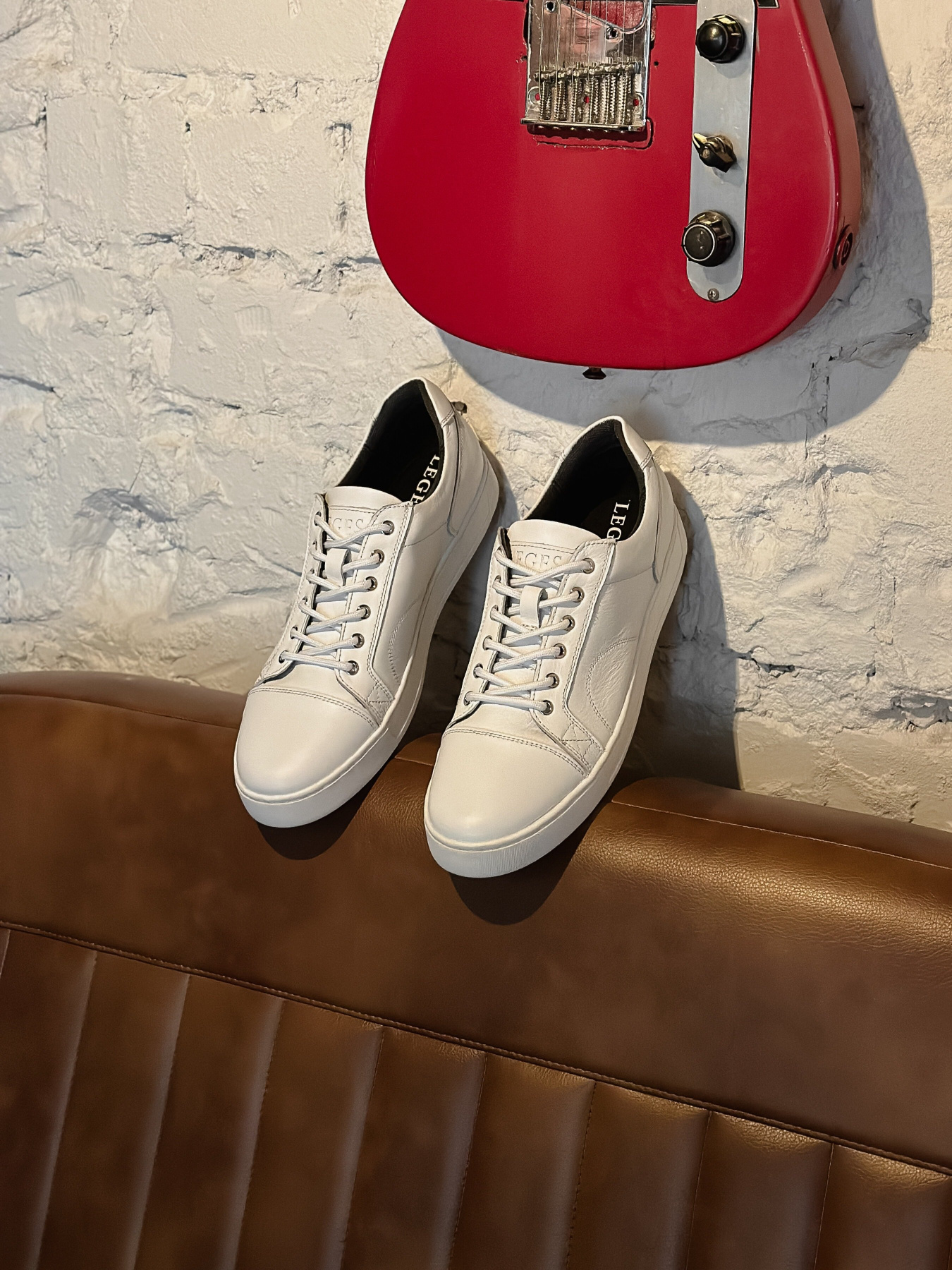 Кеды низкие Legessy модель WILSON_WHITE Фото