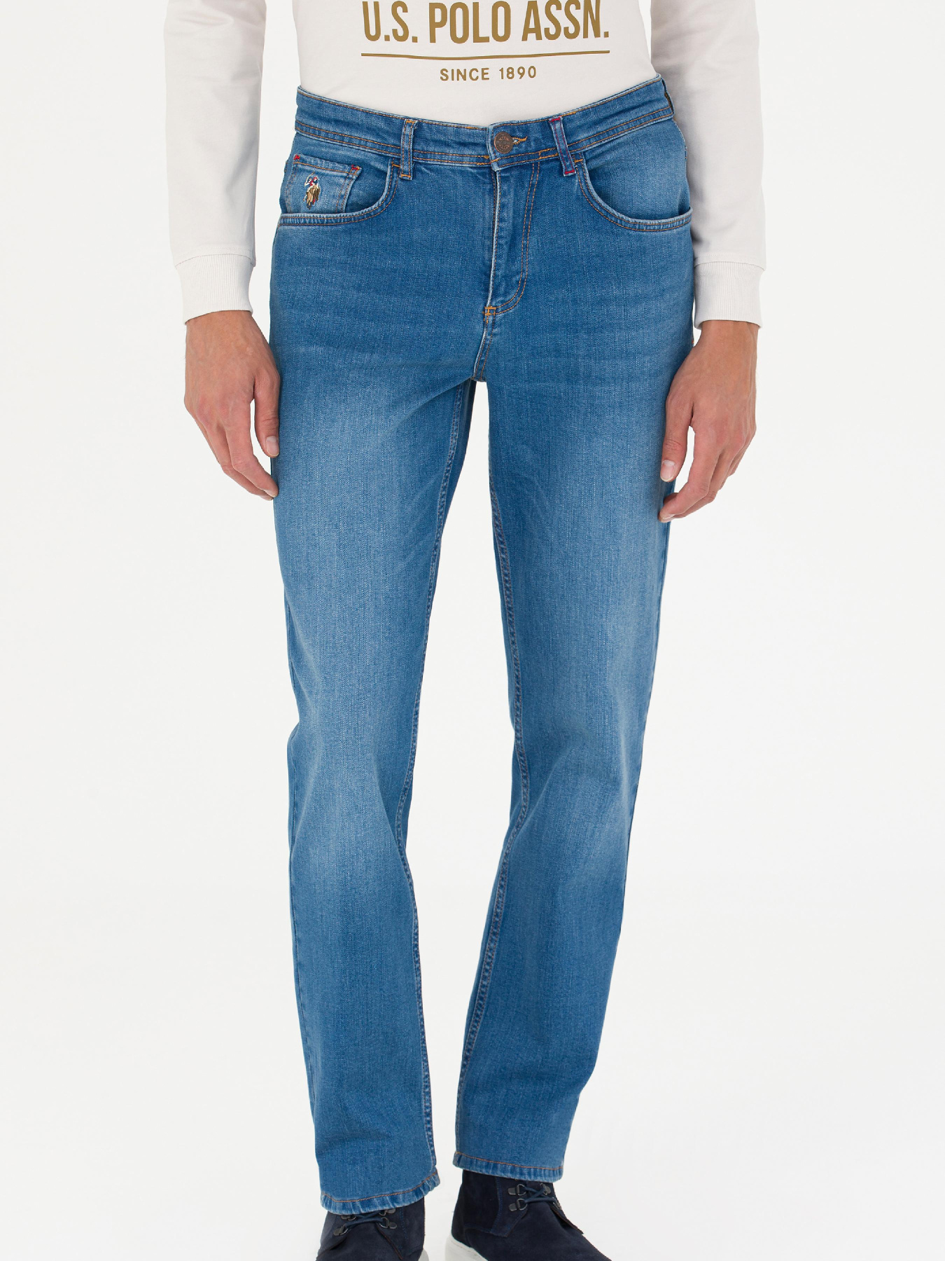 Прямые джинсы US Polo модель G081SZ080.000.1458446.DN0022 Фото