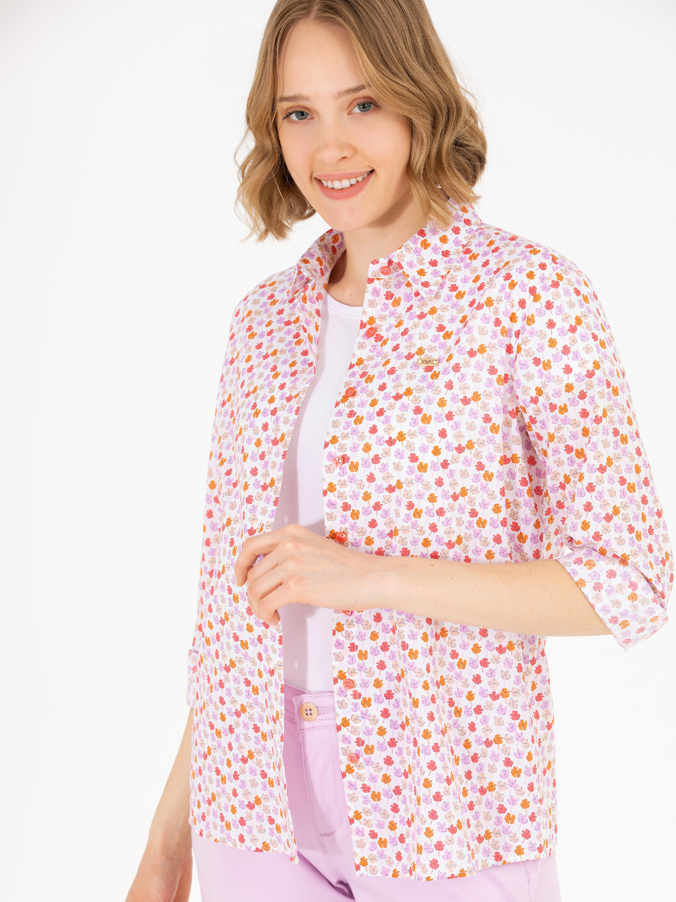 Рубашка US Polo модель G082GL004.000.1618108.VR047 Фото