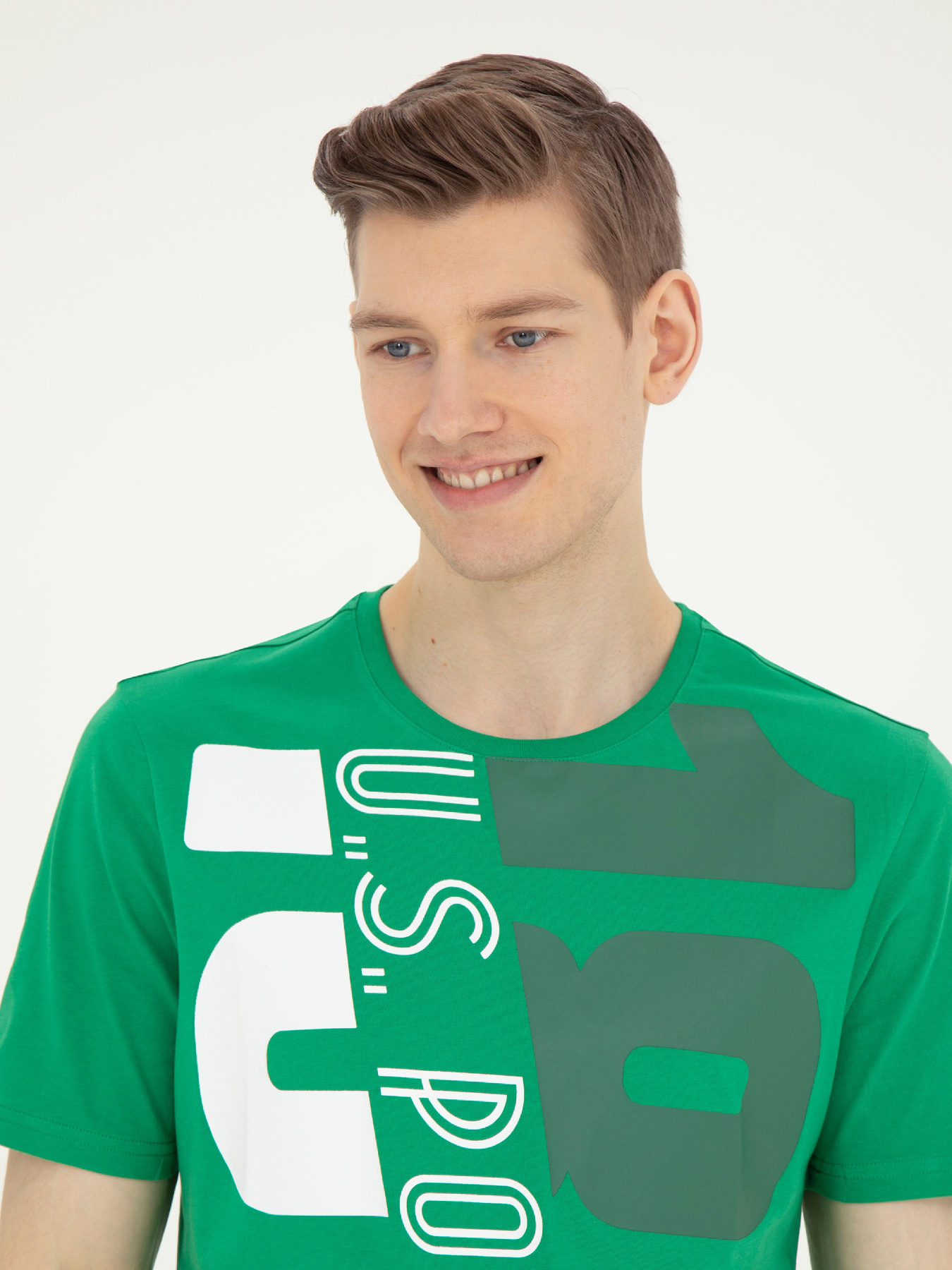 Футболка US Polo модель USPAINT.1573137.VR054 Фото