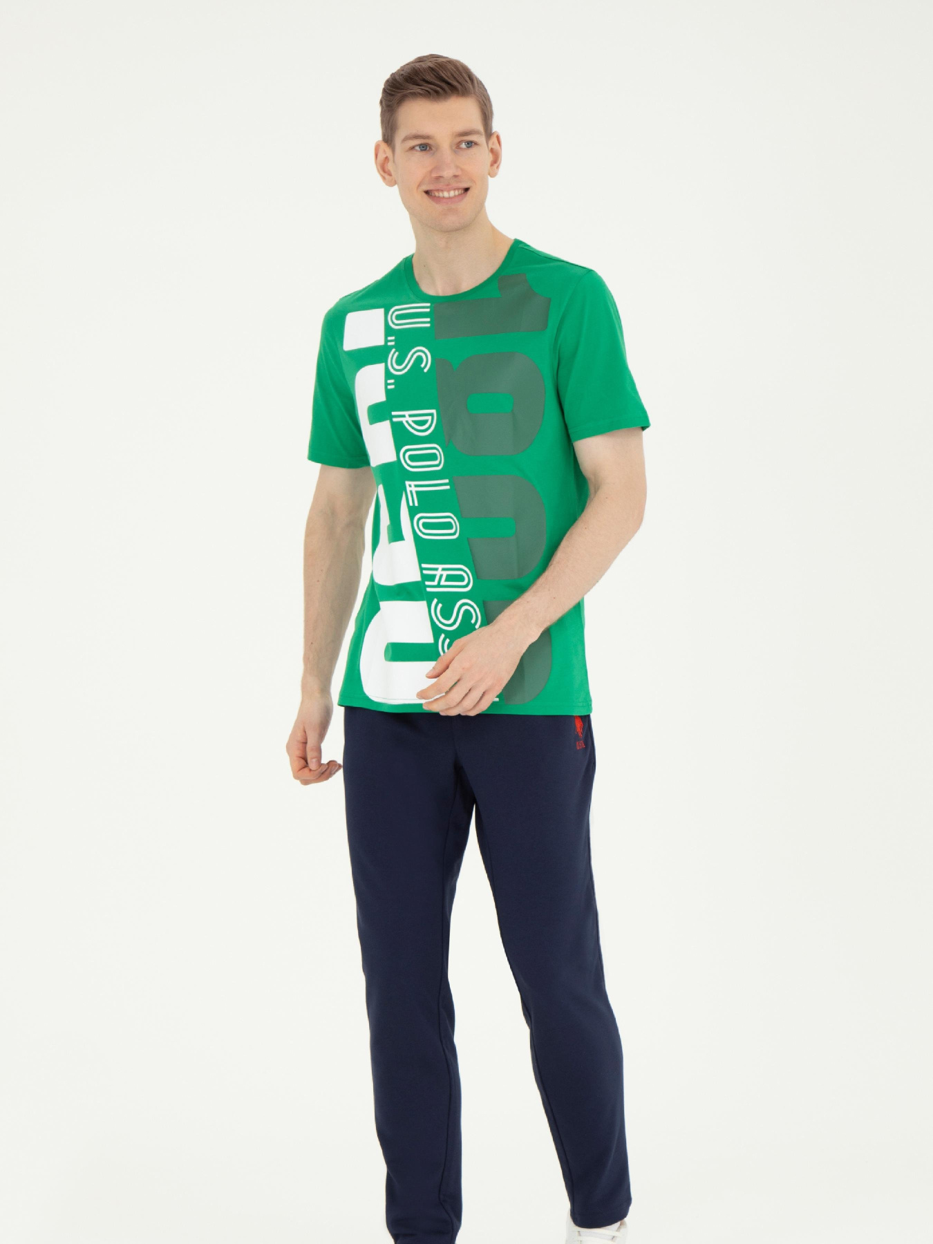 Футболка US Polo модель USPAINT.1573137.VR054 Фото