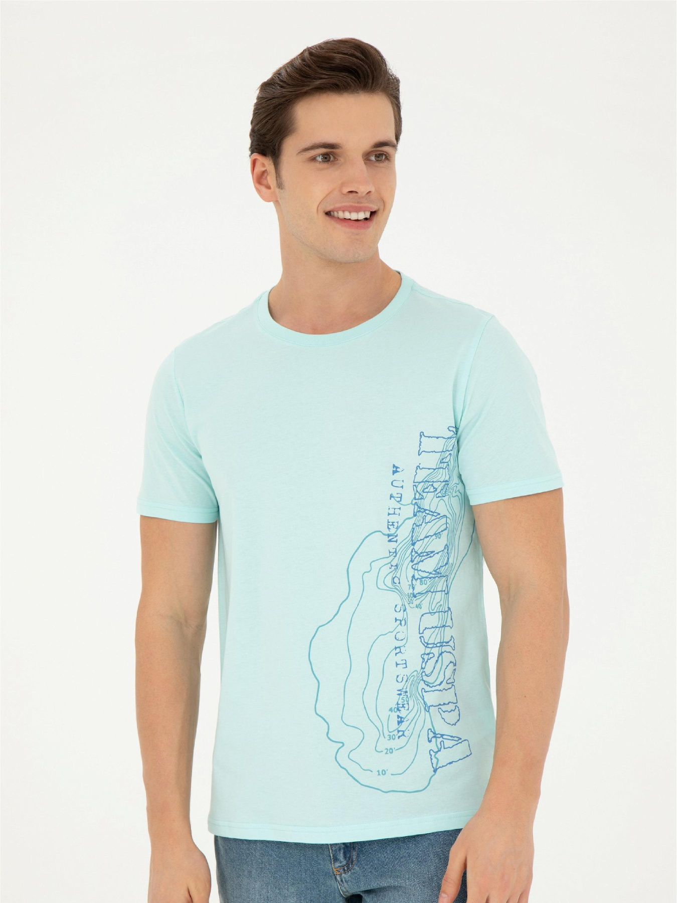 Футболка US Polo модель USPAINT.1573626.VR083 Фото