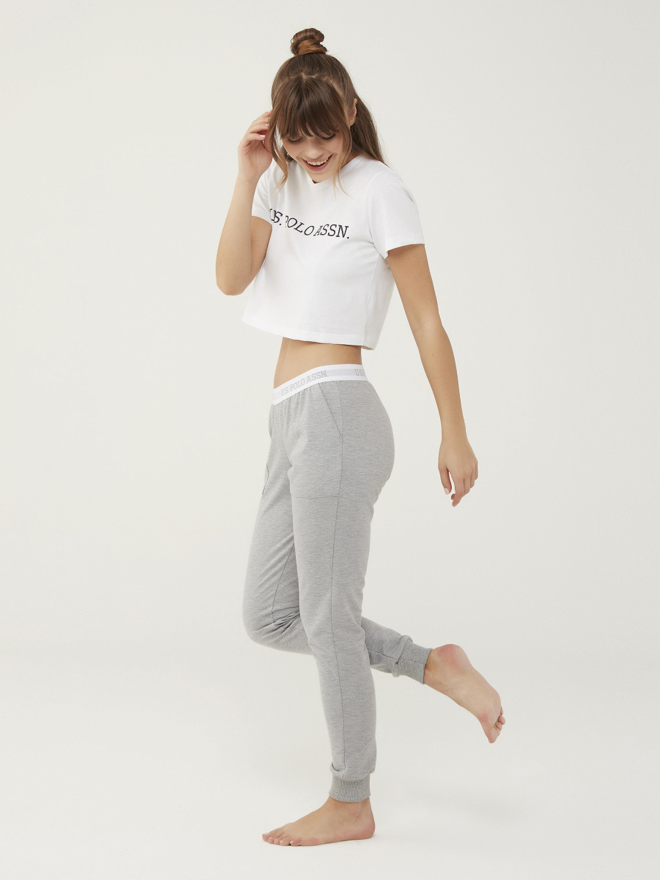 Джоггеры US Polo модель US.01.16602.21_MIX.VR086 Фото