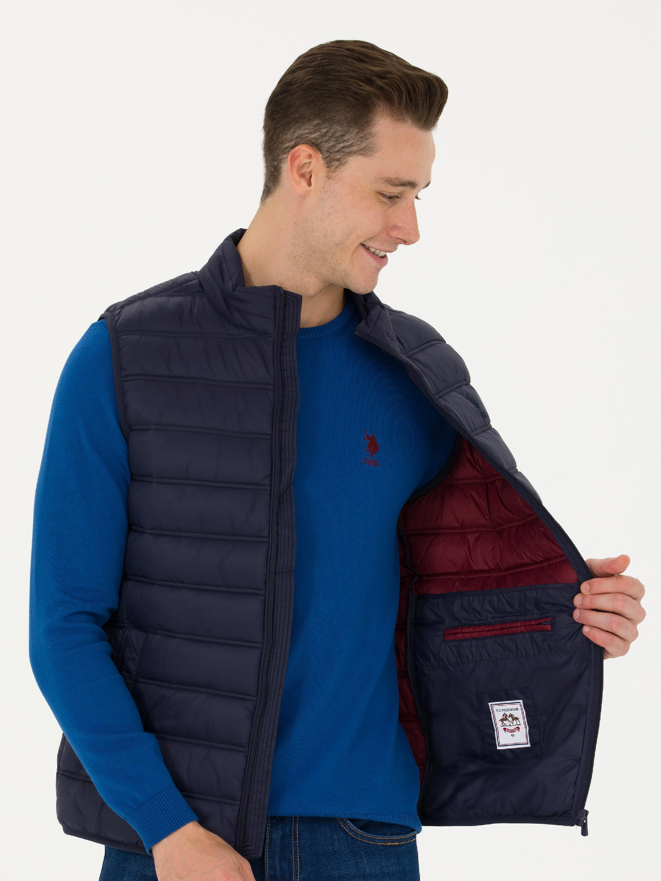 Жилет з утеплювачем US Polo модель G081GL010.000.1631483.VR033 Фото