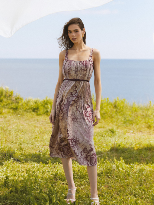 Платье миди Gepur модель 46101 Платье миди Gepur модель 46101 Фото