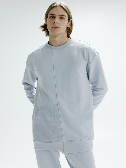 Світшот Роза модель 230925_light_grey Світшот Роза модель 230925_light_grey Фото