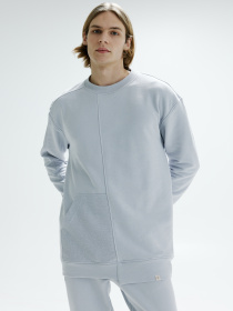 Світшот Роза модель 230925_light_grey Світшот Роза модель 230925_light_grey Фото