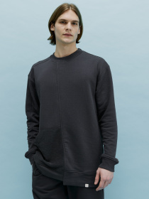 Свитшот Роза модель 230925_dark_grey Свитшот Роза модель 230925_dark_grey Фото