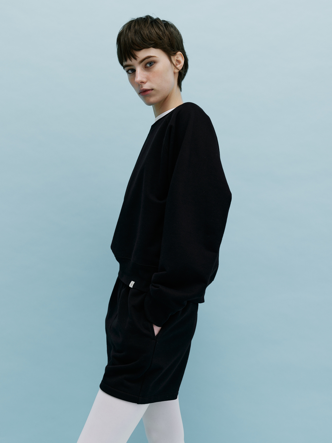 Світшот Роза модель 231111_black Фото