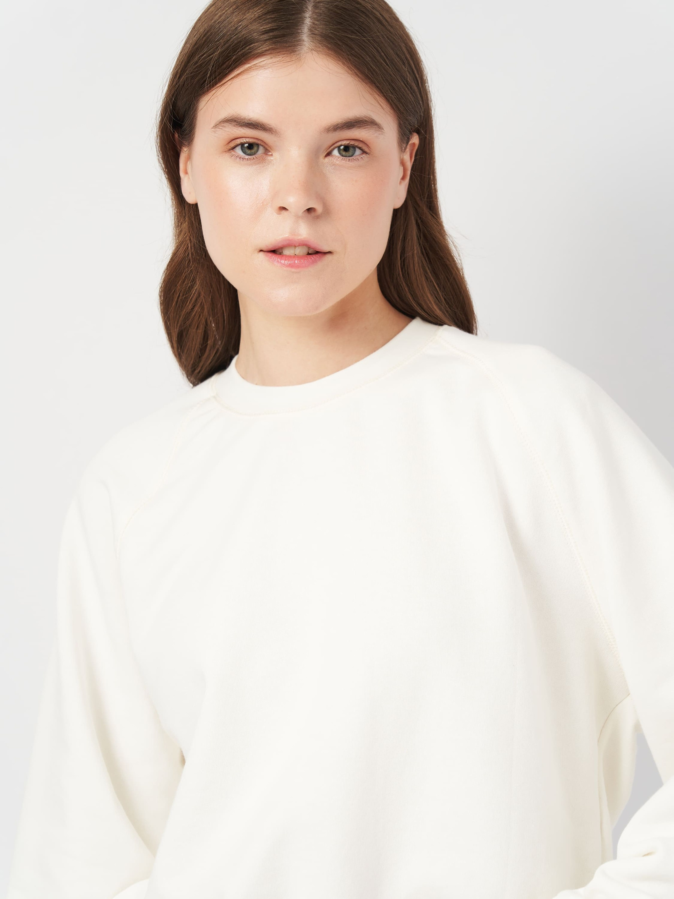 Свитшот Роза модель 231111_milk Фото