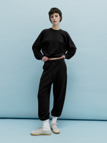 Джоггеры Роза модель 231025_black Фото