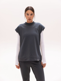 Жилет Роза модель 231205_grey Фото