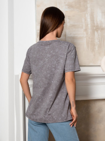Футболка ISSA Plus модель WN20-618_темно_серый Фото