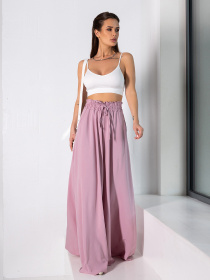 Палаццо ISSA Plus модель SA-527_розовый Палаццо ISSA Plus модель SA-527_розовый Фото