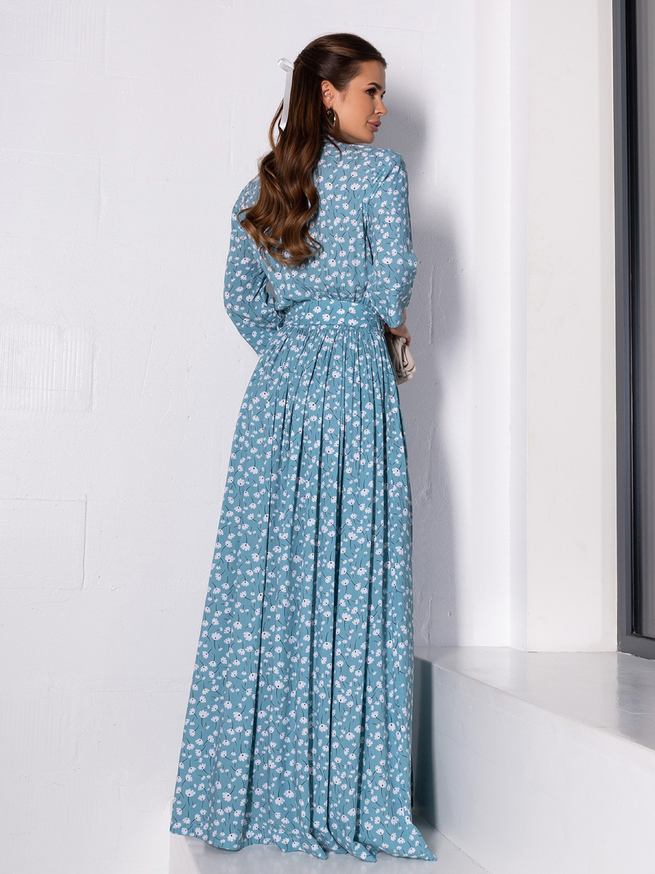 Сукня максі ISSA Plus модель 14635_мультиколор Сукня максі ISSA Plus модель 14635_мультиколор Фото