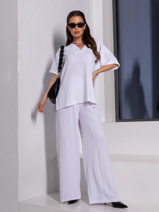 Повсякденний костюм ISSA Plus модель 14637_белый Фото