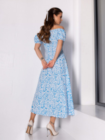 Сукня міді ISSA Plus модель 14646_голубой Сукня міді ISSA Plus модель 14646_голубой Фото