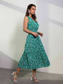 Сарафан ISSA Plus модель 14653_зеленый Фото