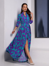 Сукня максі ISSA Plus модель 14661_зеленый Сукня максі ISSA Plus модель 14661_зеленый Фото